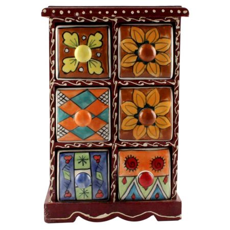 Spice Box-1466 Masala Rack Container Gift Item